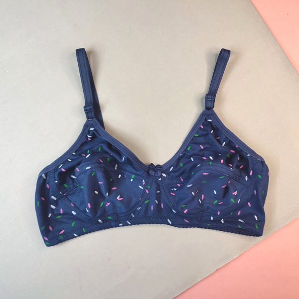 Dotted Bra Simple Cotton