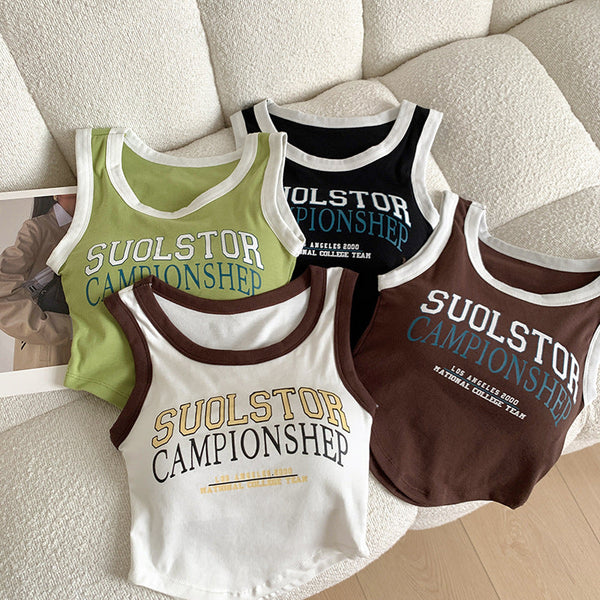 SOULSTAR Written Light Padded  Vest/Camisole