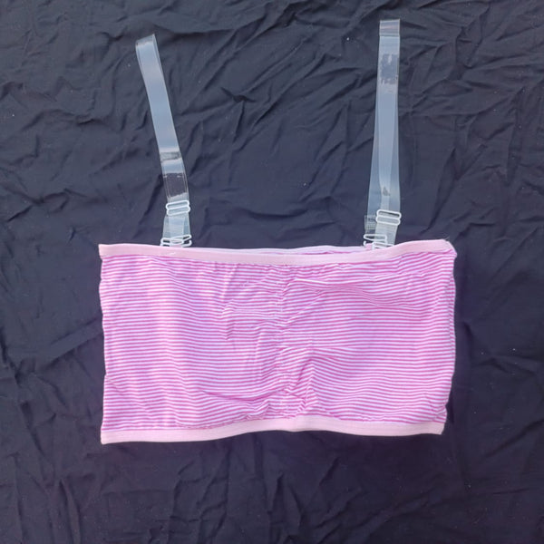 Transparent Stripes & Strapless  Teenage Bidi