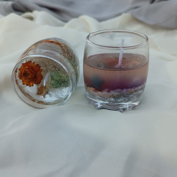 Jelly Wax Mini Glasses Candle