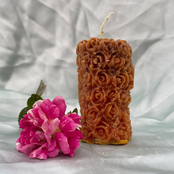 Pillar Flower Candle