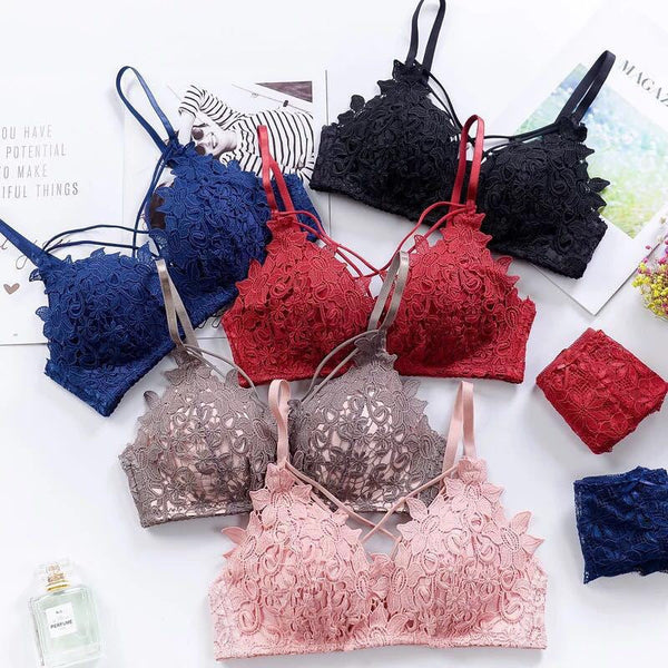 Floral Light  Padded Bridal Wear Bra