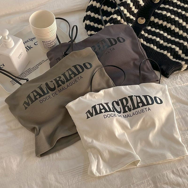 MALCRIADO written Short Camisole